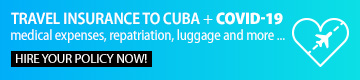 Travel insurance to Cuba COVID-19